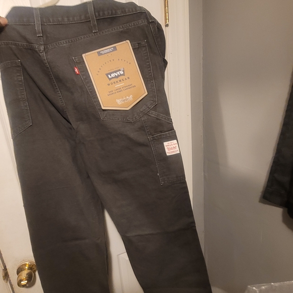 Mens Levi's Workwear568  Loose Straight Carpenter Men's Pants 33x30 - Picture 5 of 13